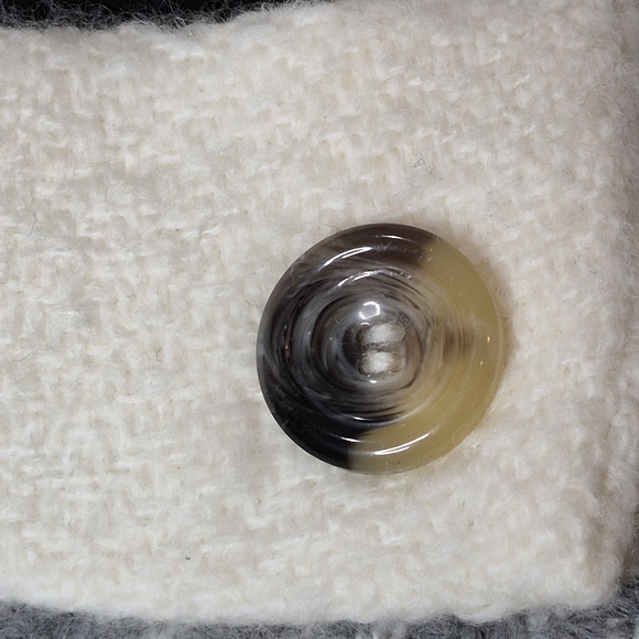 John Branigan Houndstooth Sweater Poncho - Size OSFM - Picture 6 of 11